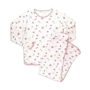 Shrimp and Grits Serendipity Peppermint Pajama Set